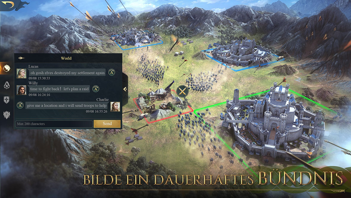 Der Herr der Ringe: Die Schlacht beginnt -Offizielle weltweite Website